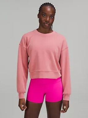 Lululemon Perfectly Oversized Cropped Crew *Softstreme | Size 8